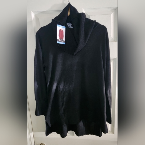 Nwt - Sweater neck Cowl color black size large - Picture 1 of 2